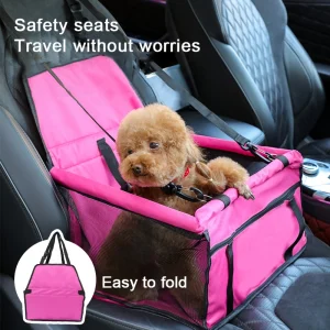 Pet carrier basket for vehicle traveller's