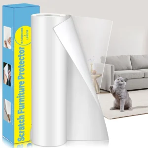 Cat Scratch Deterrent Tape , Furniture Protectors From Cats Transparent Self-Adhesive